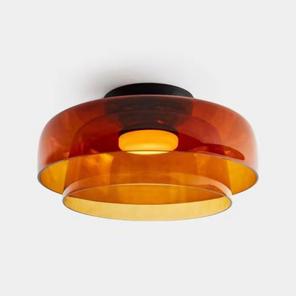 Hailie Creative Glass Ceiling Light Multi-Layer Pendant Lampshade