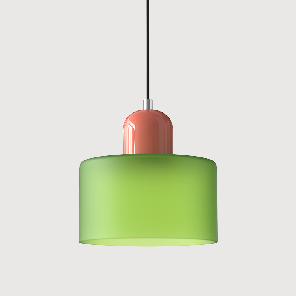Colorful Creative Small Fresh Glass Shade Pendant Light