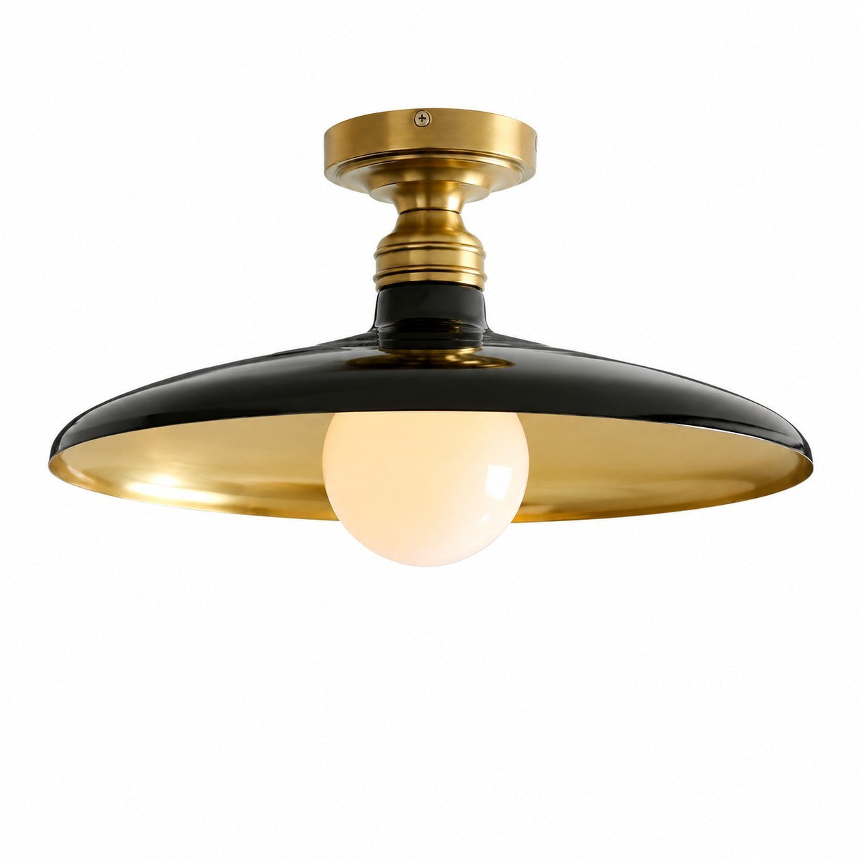 Dulcinea Farmhouse Metal Flush Mount Ceiling Light