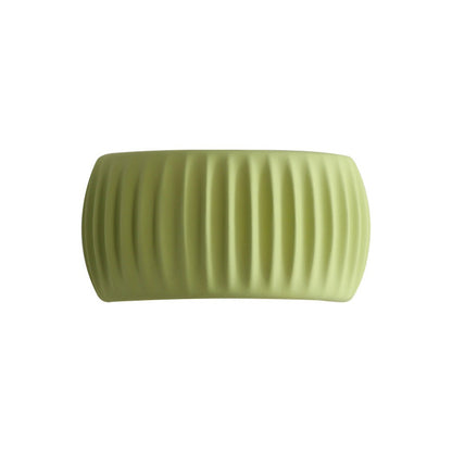 Klystix Macaron Color Up Down Fluted Resin Wall Lamps For Bedroom