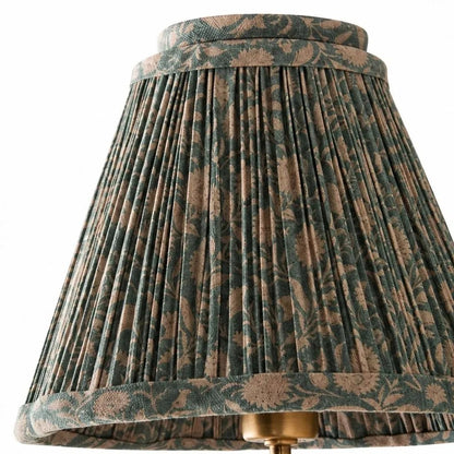 Fenwick Vintage Pleated Pattern Fabric Shade Wall Sconce