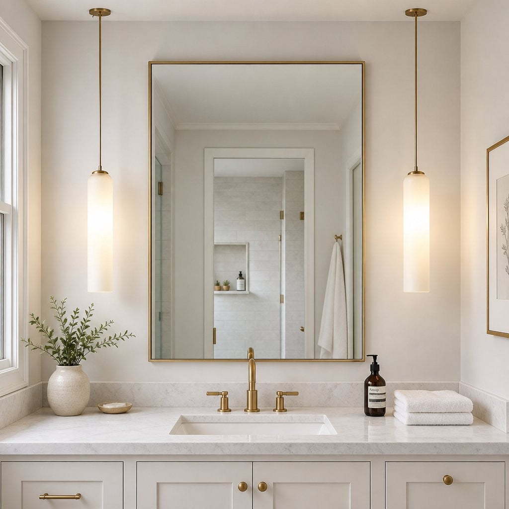 Kimaya Benedict Tube Glass Pendant Lamp