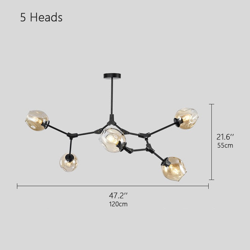 Amara Branching Bubble Chandelier