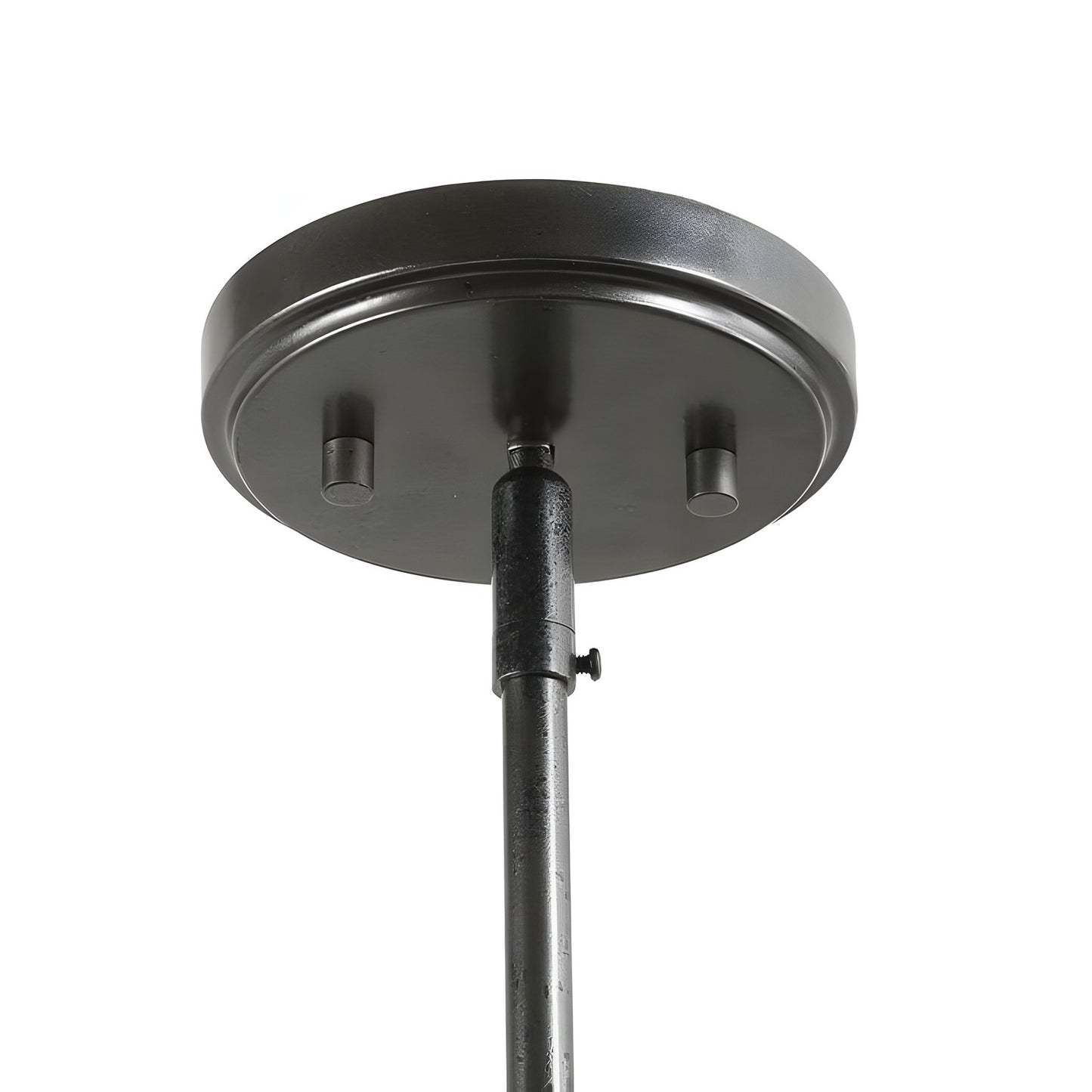 Brilliante Industrial Retro Rust Cylinder Seeded Glass Pendant Light