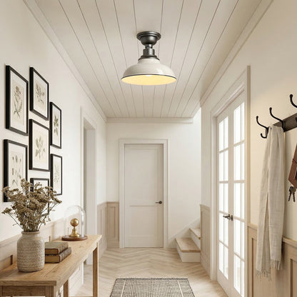 Creed Classic Industrial Metal Dome Ceiling Light