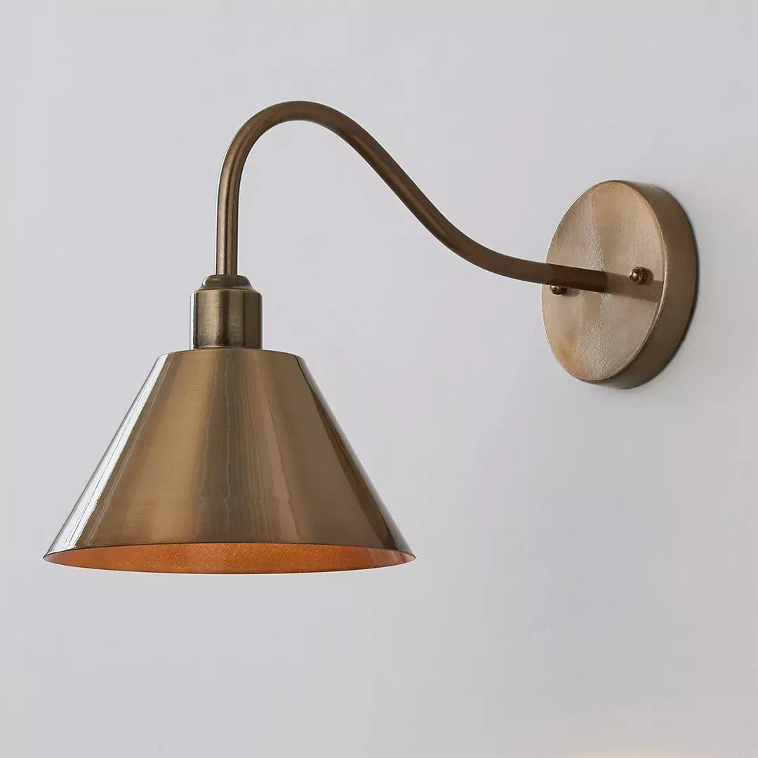 Ferm Minimalist Industrial Tapered Sconce
