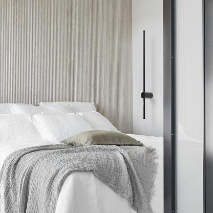 Aaradhya Modern Minimalist Rotatable Linear Black LED Wall Light