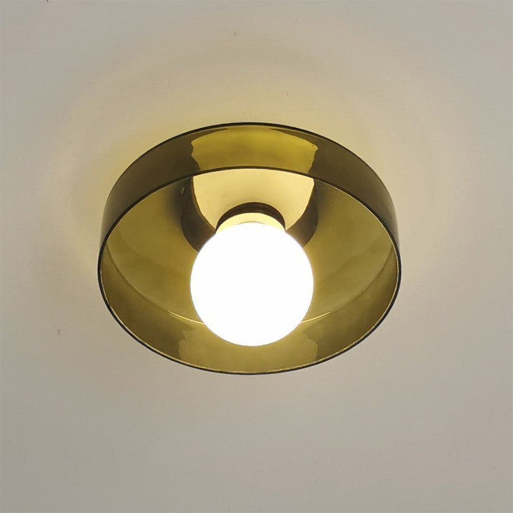 Zayn Colorful Glass Round LED Ceiling Light