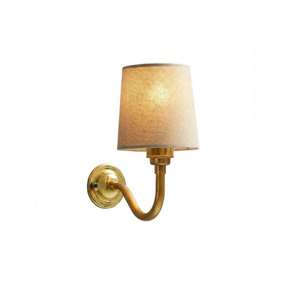 Nyxel Vintage Fabric Small Wall Sconce