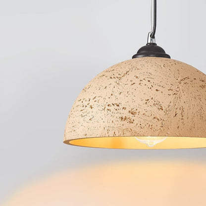 Luran Wabi Sabi Dome Stone Pendant Light