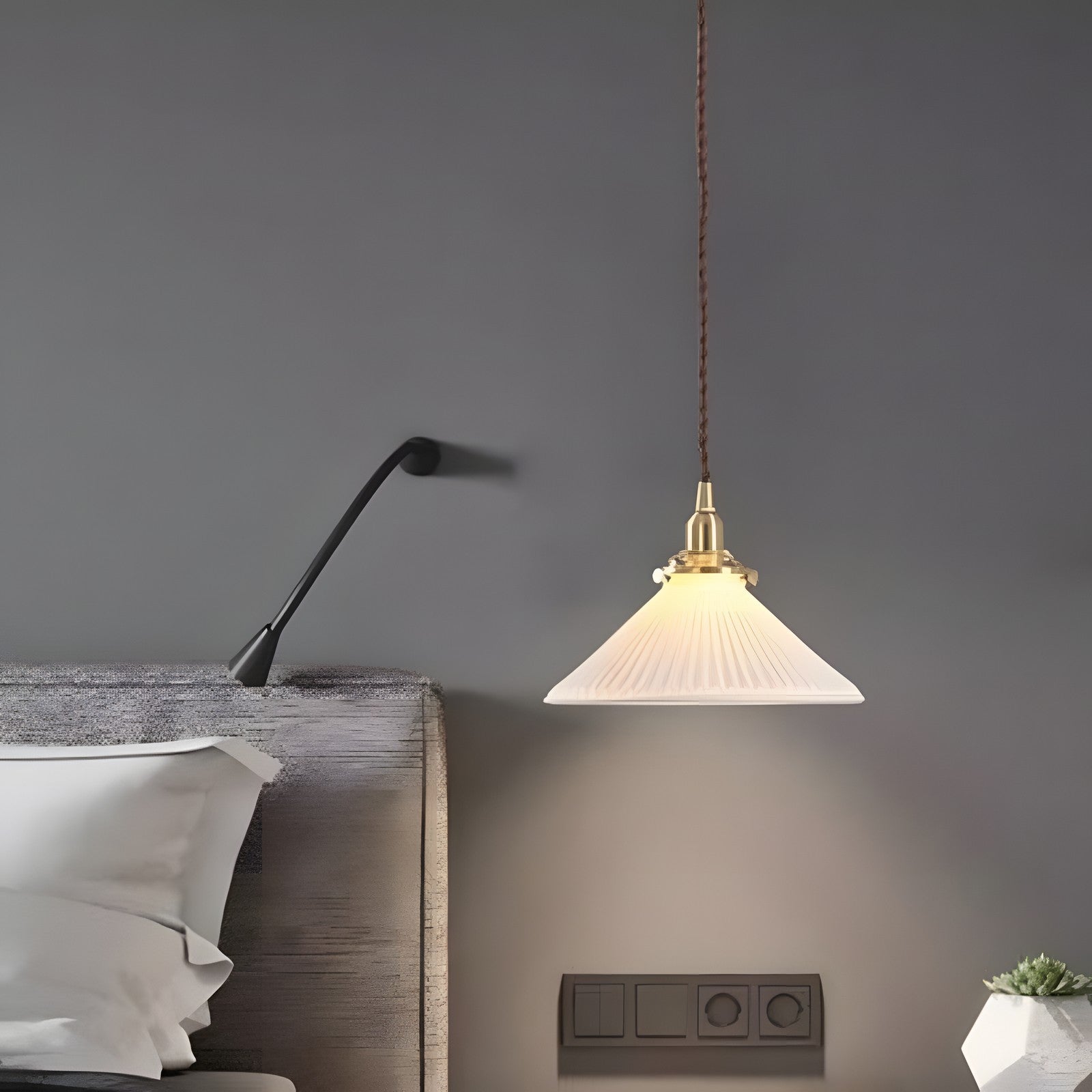 Elena Sjöborre Art Deco Stripe Pendant Light