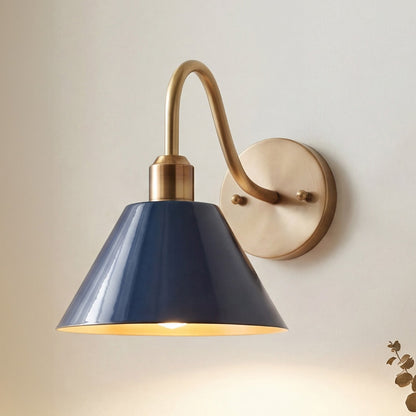 Ferm Minimalist Industrial Tapered Sconce