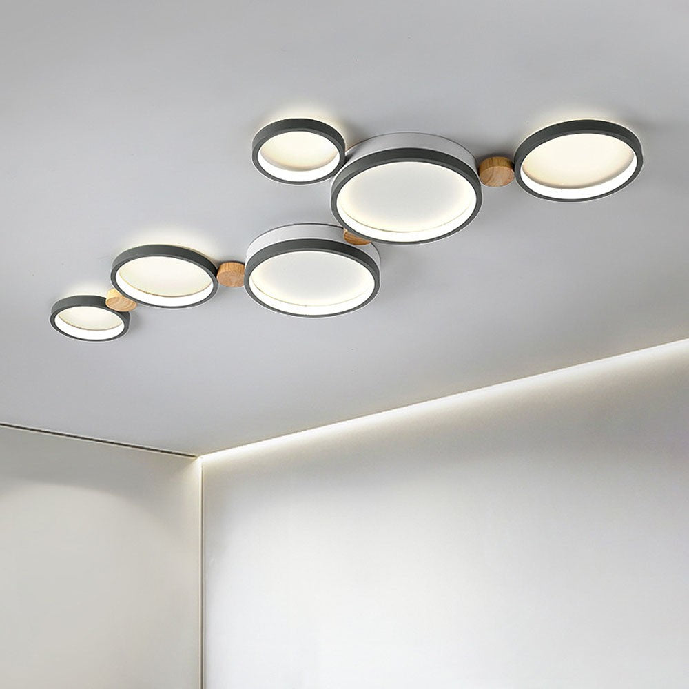 Phelith Modern Scandinavian Circle Ceiling Light