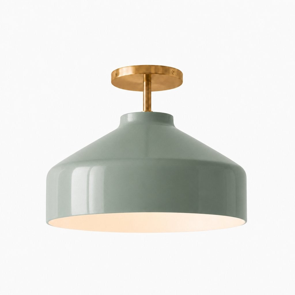 Drilon Nordic Morandi Metal Flush Mount Ceiling Light