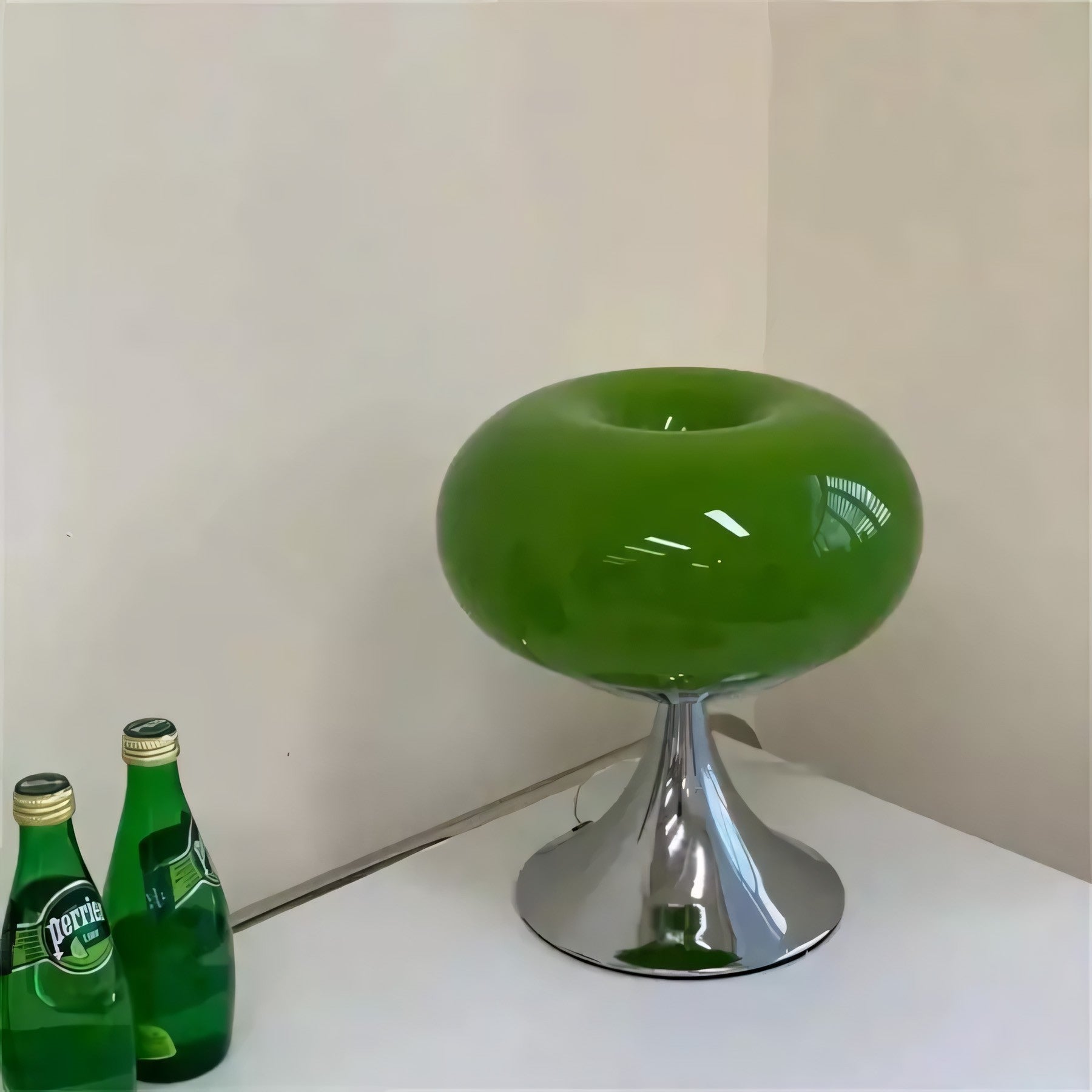 Orilix Colorful Apple Bauhaus Glass Table Lamp