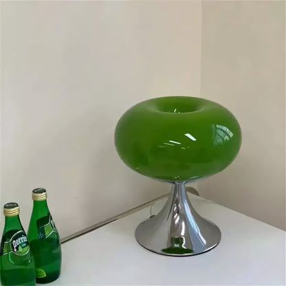 Orilix Colorful Apple Bauhaus Glass Table Lamp