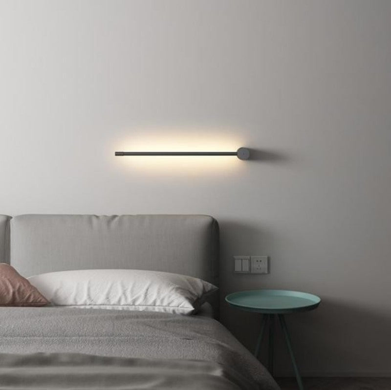 Aaradhya Modern Minimalist Rotatable Linear Black LED Wall Light