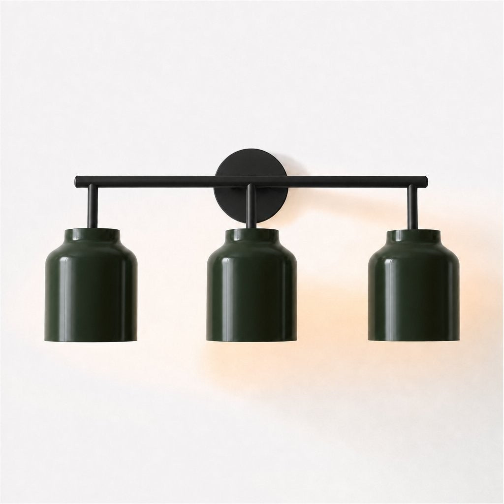 Drilon Modern 3-Light Milk Glass Bathroom Sconce