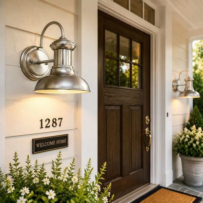 Howells Industrial Modern Copper Metal Outdoor Wall Sconce