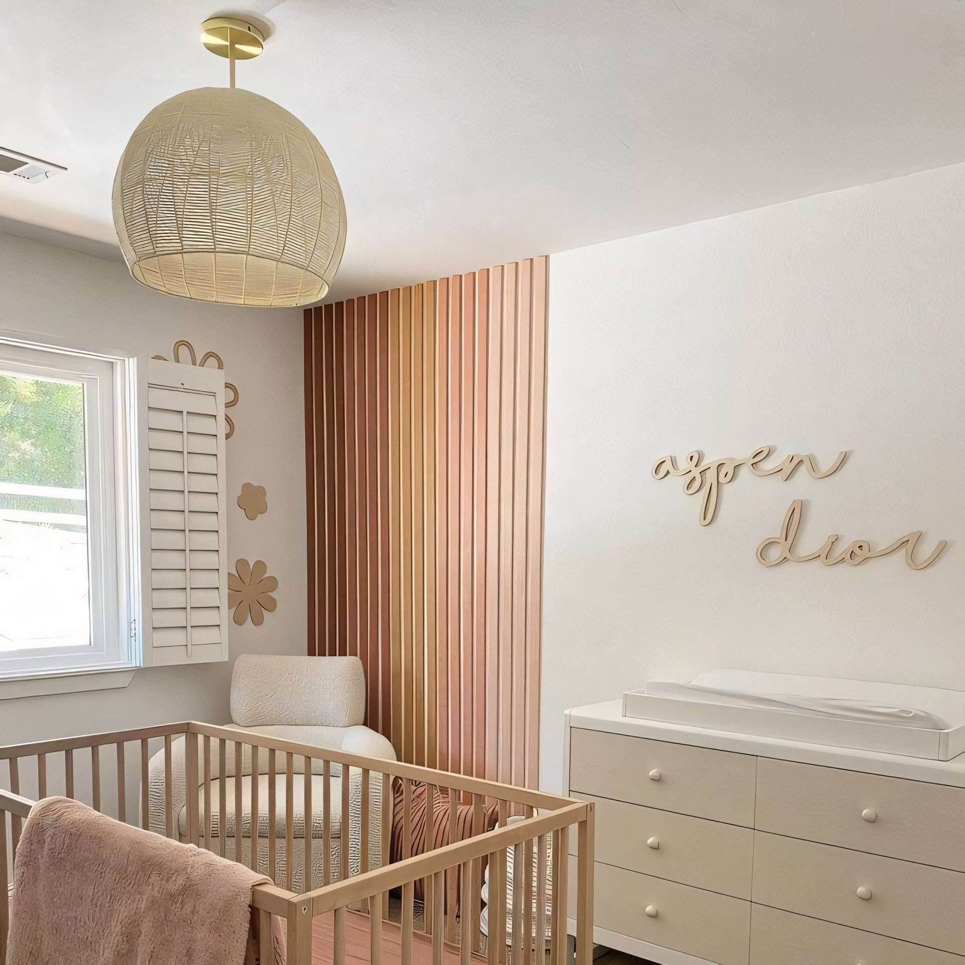 Dronor Ivory Woven Rope Globe Semi Flush Mount Light