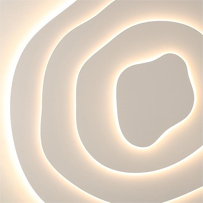 Hamer Minimalist Irregular Round Multilayer Ceiling Light