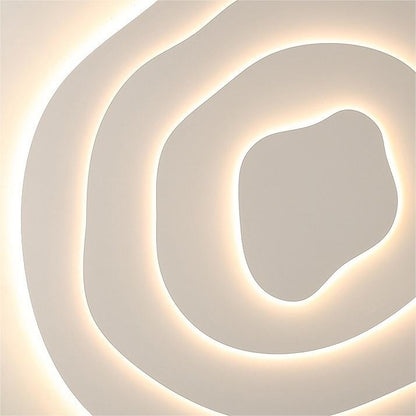 Hamer Minimalist Irregular Round Multilayer Ceiling Light