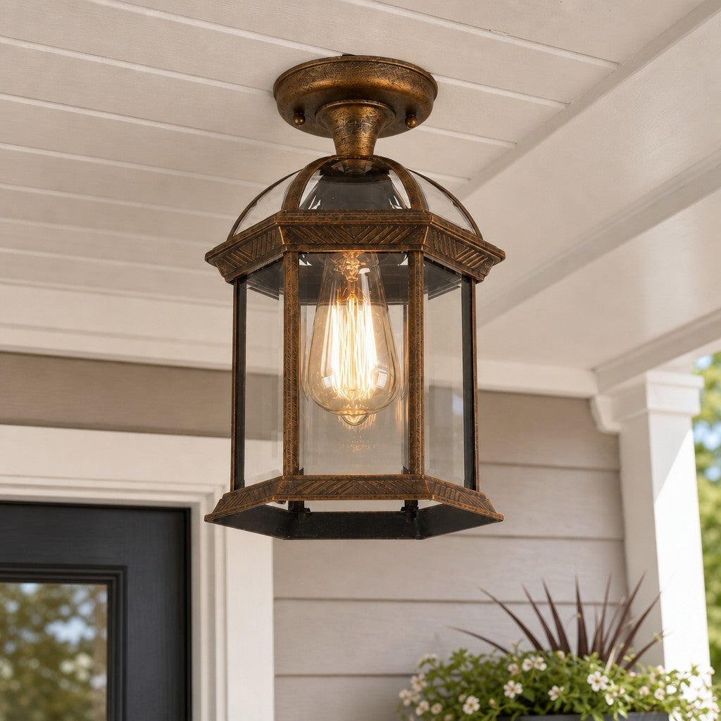 Percy Farmhouse Outdoor Patio Ceiling Light