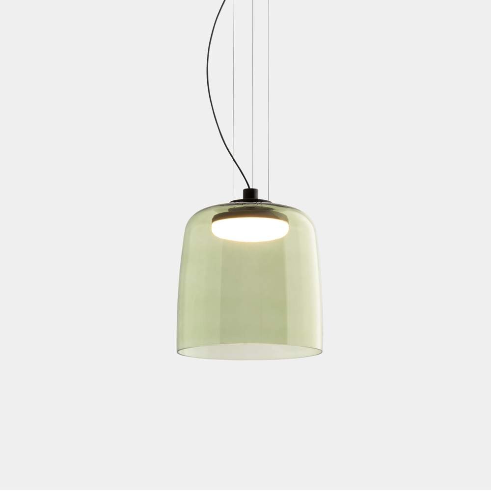 Zaire Bowl Shaped Layer Stained Glass Pendant Light