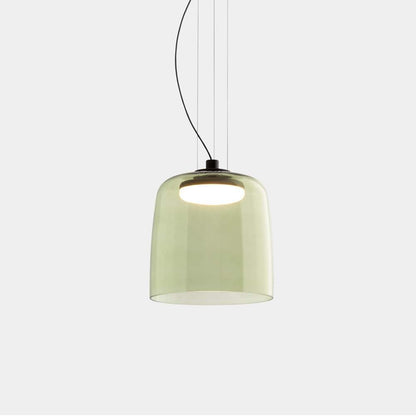 Zaire Bowl Shaped Layer Stained Glass Pendant Light