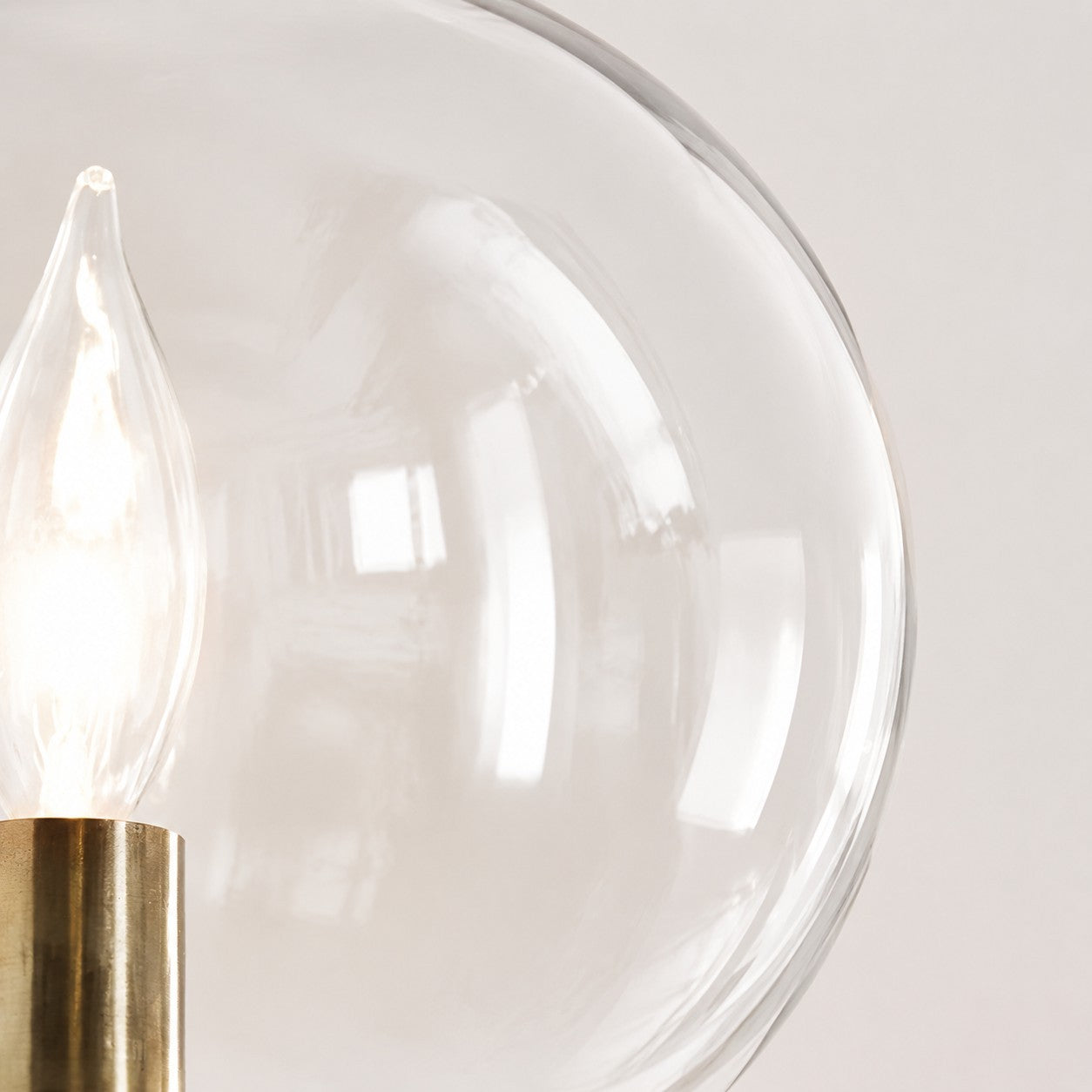 Aramis Farmhouse Glass Ball Sconce