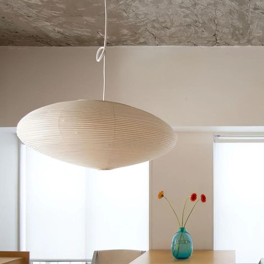 Gino Japanese Rice Paper Lantern Pendant Light