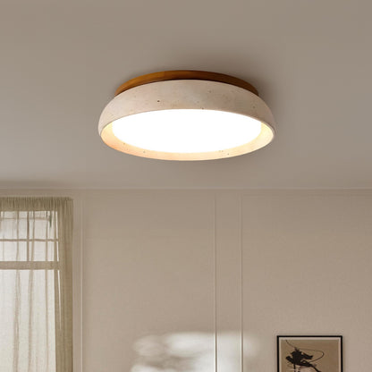 Nox Scandinavian Travertine Ceiling Light