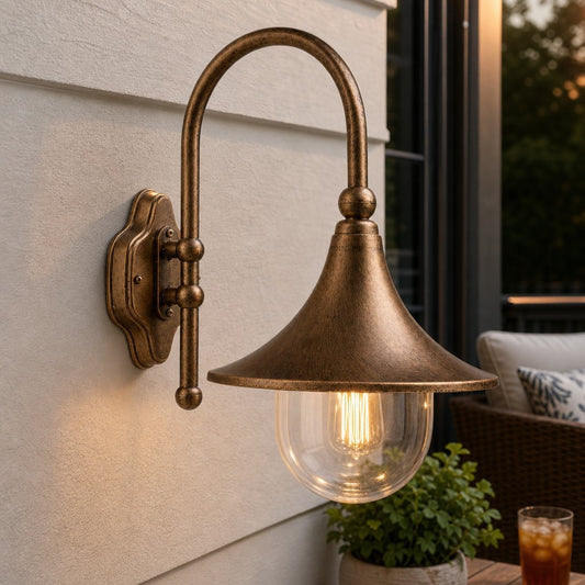 Rafferty Farmhouse Metal Outdoor Porch Wall Light
