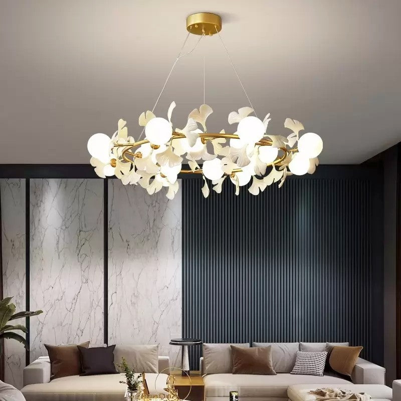 Talia Post Modern Petal Chandelier