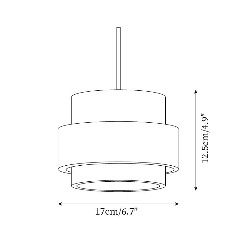 Timothy Wabi Sabi Cylindrical Travertine Pendant Light