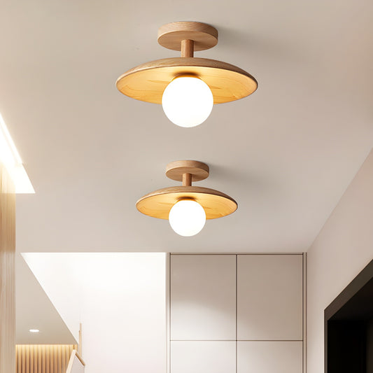 Oza Wooden Plafon Ceiling Light