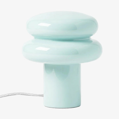 Nymeros Scandinavian Glass Mushroom Table Lamp