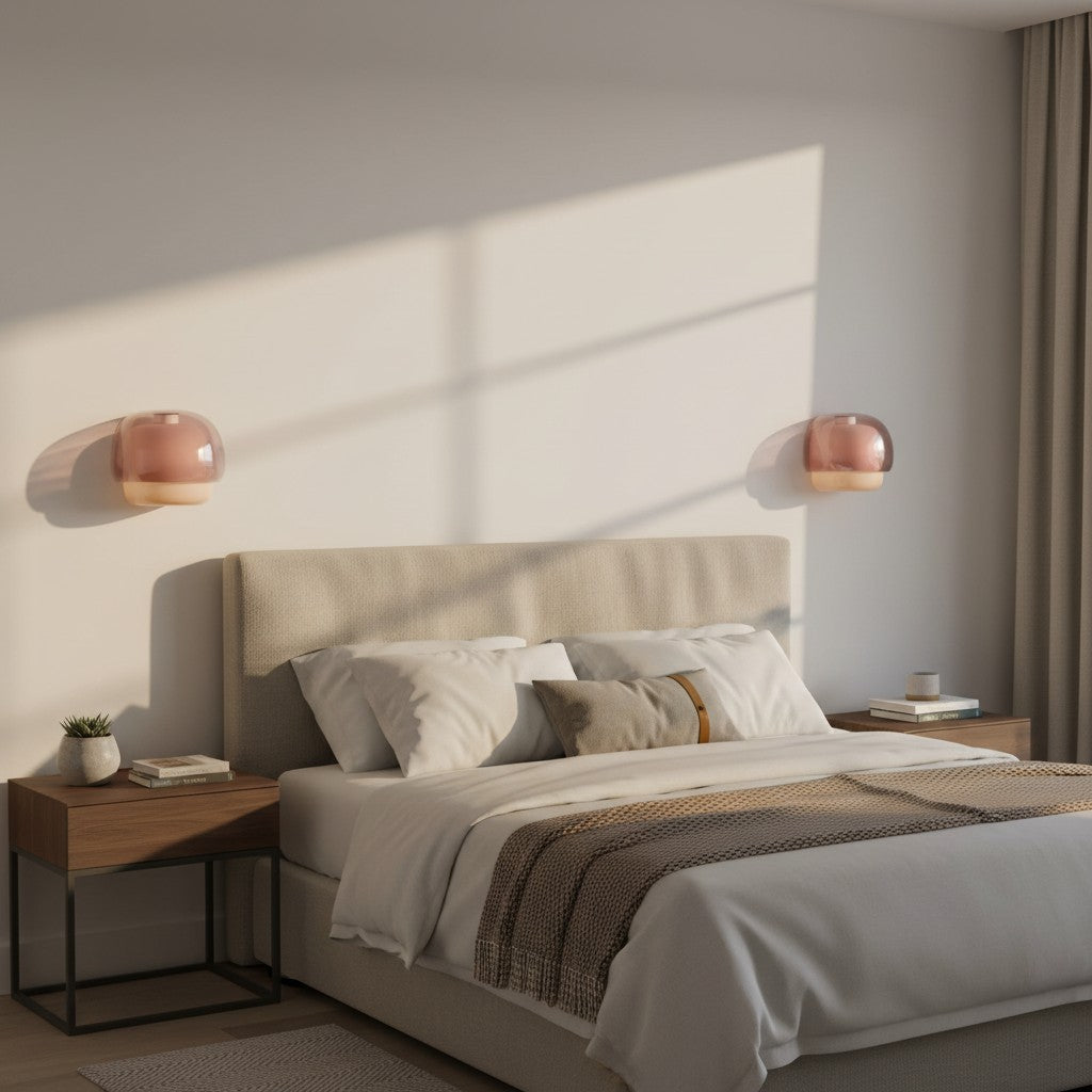 Norman Modern Colorful Layered Glass Wall Light