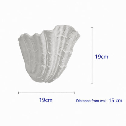 Layton French Coastal Shell Wall Sconce