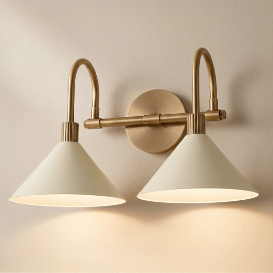 Chavis Rustic Metal Sand Cone Wall Light