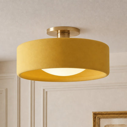 Aura Modern Porcelain Flush Mount Ceiling Light