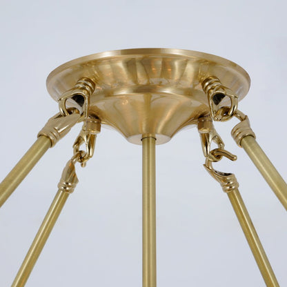 Palmer Retro Acrylic Flower Semi Flush Mount Ceiling Light