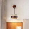 Timothy Wabi Sabi Natural Cylindrical Travertine Wall light