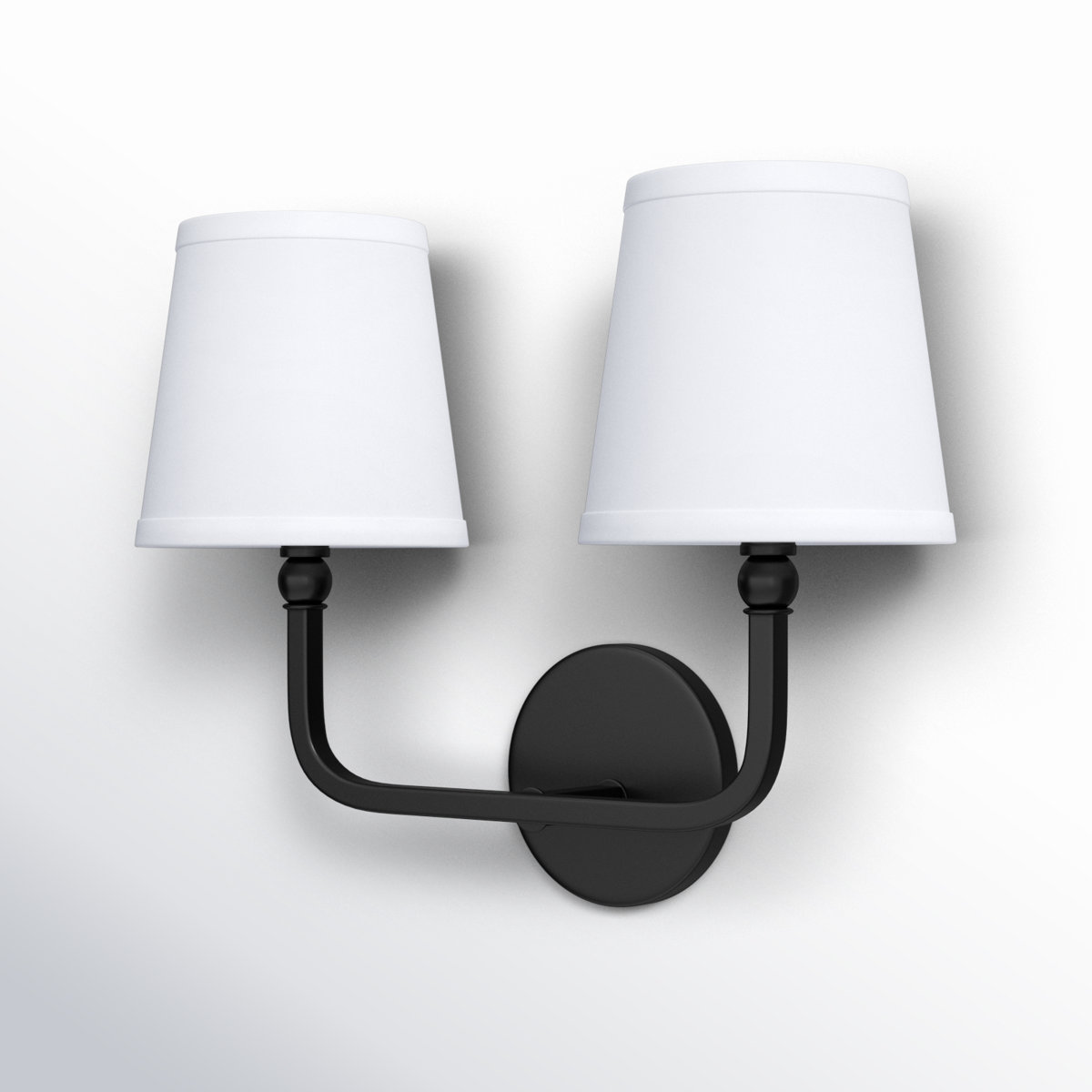 Liryn Minimalist 2/3/4 Heads Fabric Vanity Wall Light