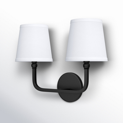 Liryn Minimalist 2/3/4 Heads Fabric Vanity Wall Light