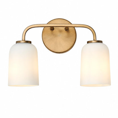 Bransen Modern Milk Glass 2/3-Light Vanity Wall Sconce