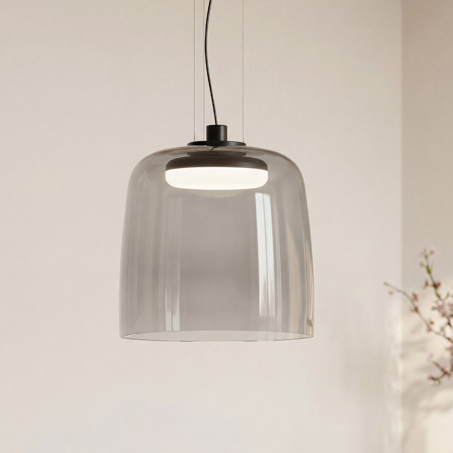 Zaire Bowl Shaped Layer Stained Glass Pendant Light