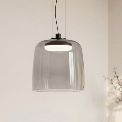 Zaire Bowl Shaped Layer Stained Glass Pendant Light