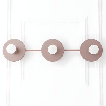 Marnie Nordic Colorful 3 Light Vanity Wall Light