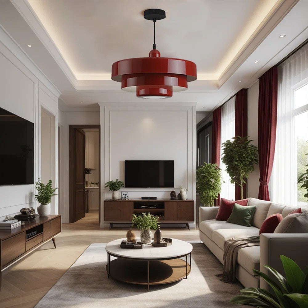 Modern Scandinavian Multi‑Layer Colorful Pendant Light
